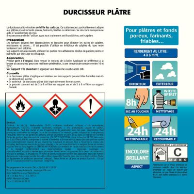 Durcisseur Plâtre Anti-Humidité et Étanchéité Brillant Incolore Julien 2,5L