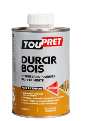 TOUPRET - Toupret Durcisseur bois pourris liquide 1KG - Durcisseur