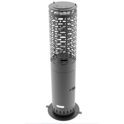 Dx 706200- Chauffage de terrasse à pellets 6,86 kW "PATIO HEAT" 26 x 26 x 95 cm-