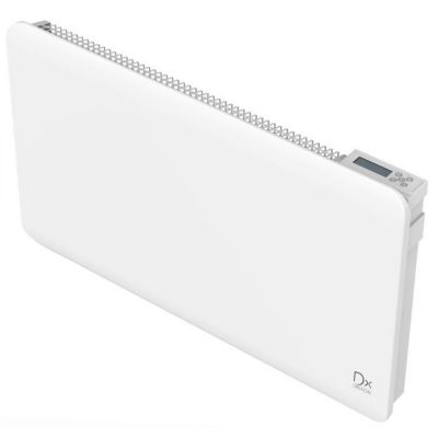 DX 744115 - Radiateur à inertie céramique PALMA 1500W + film chauffant- 82 x 10,5 x 50 cm -blanc