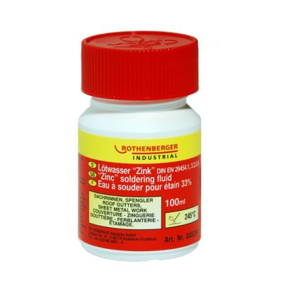Eau à souder pour zinguerie 100ml Rothenberger