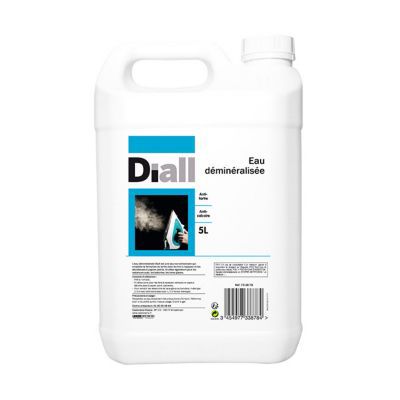 Eau déminéralisée anti-calcaire et anti-tartre Diall 5L