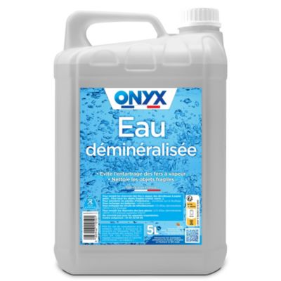 Eau déminéralisée anti-calcaire et anti-tartre Onyx 5L
