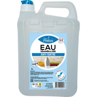 Eau déminéralisée anti-tartre Phébus 5L