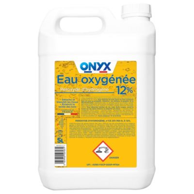 Eau Oxygénée 12% pour bois et textiles Onyx 5L