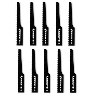 EBERTH 10x lame de scie sauteuse T18 (10 pièces), longueur totale 95 mm, pièce de rechange, pour acier aluminium plastique