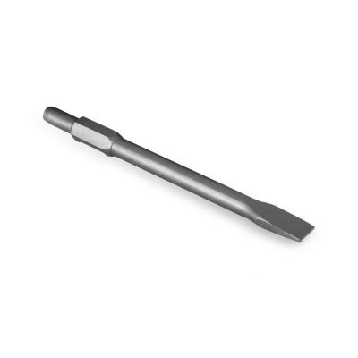 EBERTH Burin plat, 390x30mm, pour marteau de démolition avec emmanchement hexagonal SDS HEX de 30mm