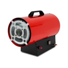 EBERTH Canon à Chaleur 30kW, 650 m3/h, avec tuyau, détendeur, protection surchauffe & flamme