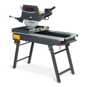 EBERTH Coupe Carrelage Electrique 2000W, Lame de scie diamant 450mm Profondeur de coupe 140mm Longueur de coupe 700mm, 0-45 degrés