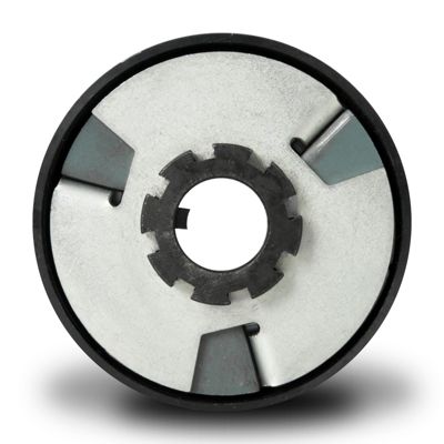 EBERTH Embrayage centrifuge pour arbre de 25,4mm, embrayage moteur essence, applications diverses, embrayage avec 6 mâchoires