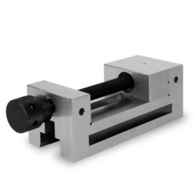 EBERTH Etau de précision avec broche, largeur des mors 100mm, force de serrage maximale 125mm, hauteur des mors 45mm