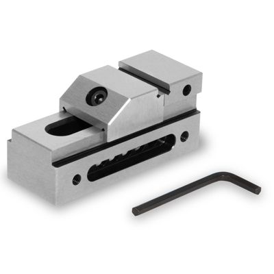 EBERTH Etau de précision à basse tension, largeur des mors 26mm, force de serrage maximale 22mm, hauteur des mors 9mm