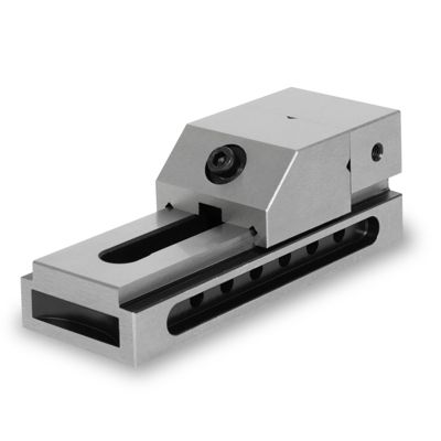 EBERTH Etau de précision à basse tension, largeur des mors 50mm, force de serrage maximale 65mm, hauteur des mors 25mm