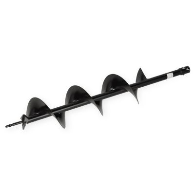 EBERTH Foret Hélicoïdal avec un Diamètre de 150mm et une Longueur de 800mm, Connexion Enfichable avec Boulon de Sécurité