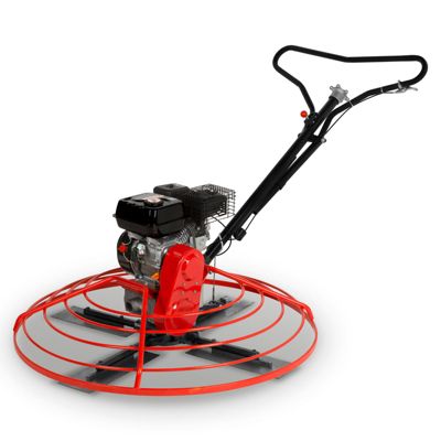 EBERTH Hélicoptère à Béton Lisseuse Béton à Essence 6,5 CV, Plateau de Lissage incl., Diamètre 118cm, Moteur 4 Temps, 196ccm