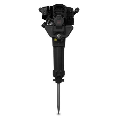 EBERTH Marteau Piqueur Burineur Thermique Essence 2,5CV, Moteur à 2 Temps, 700-1500 coups/min, Prise Hexagonale SDS HEX 30mm