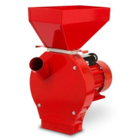 EBERTH Moulin à céréales électrique avec moteur puissant de 1100W, débit de 240 kg/h, Lame tranchante en acier inox et 4 tamis