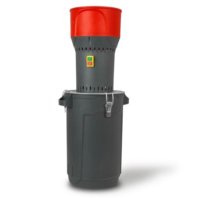 EBERTH Moulin à Céréales Électrique, Réservoir de 25 L et Trémie de 6 Litres, Moteur Puissant 1000W, 300kg/h, 5 Tamis inclus