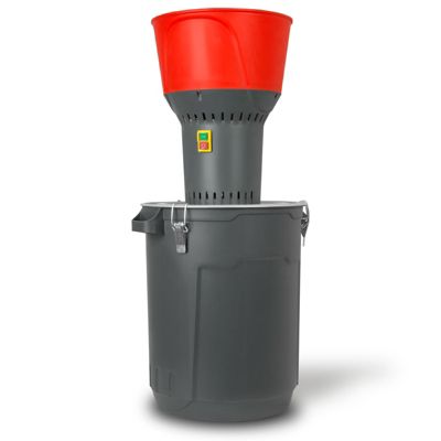 EBERTH Moulin à Céréales Électrique, Réservoir de 50 L et Trémie de 13 litres, Moteur Puissant 1300W, 400kg/h, 5 Tamis inclus