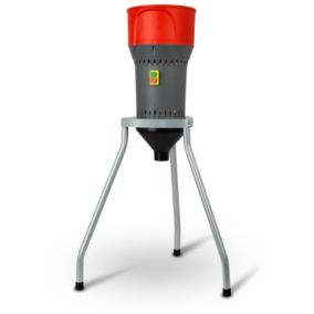 EBERTH Moulin à Céréales Électrique sur Pied, Trémie de Remplissage de 6L, Moteur Électrique de 1000 W, 300kg/h, 5 Tamis inclus