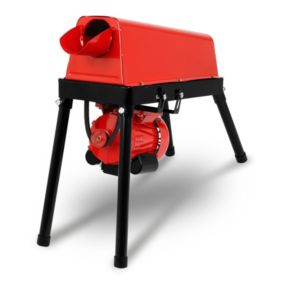 EBERTH Éplucheur de Maïs, Égrenoir à maïs Électrique 550 Watt, débit 180 kg/h, Égreneuse à maïs électrique, avec châssis