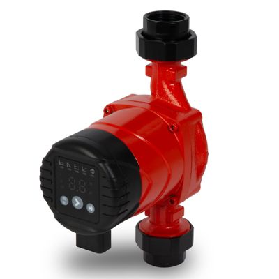 EBERTH Pompe de chauffage de circulation 45W, Hauteur maxi côté refoulement 6m, 10 bar, 52 l/min, 1,5 pouces, Eau max. 95 degrés
