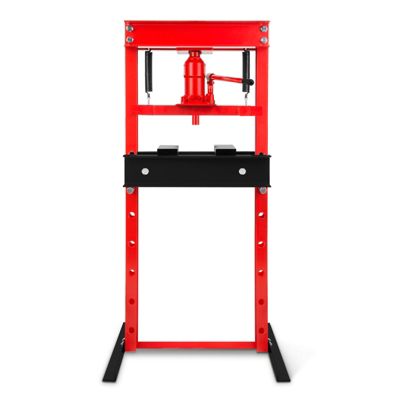 EBERTH Presse hydraulique d'atelier 20T, réglable en 7 positions, Hauteur de travail maximale 1080 mm, Largeur de travail 520 mm