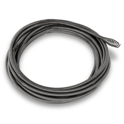 EBERTH Spirale 7,6m Pièce de Rechange pour Nettoyeur de Tuyaux, Boring Bulb Cutter Tête, Diamètre 11mm, tuyaux diamètre 2-5cm