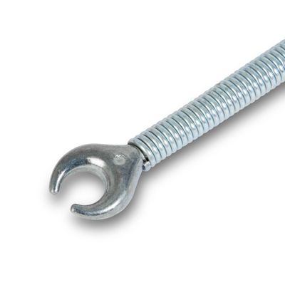 EBERTH Spirale de nettoyage de tuyaux 5m de long et 9mm de diamètre pour tuyaux à partir de 40mm tête en forme de griffe de 20mm