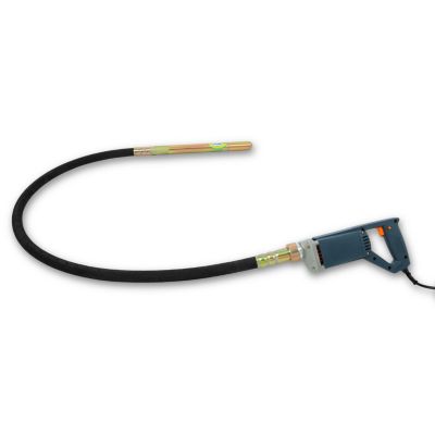 EBERTH Vibreur à béton 800W, Compresseur à béton, longueur de tuyau 2m, bouteille vibrante en acier avec un diamètre de 35mm