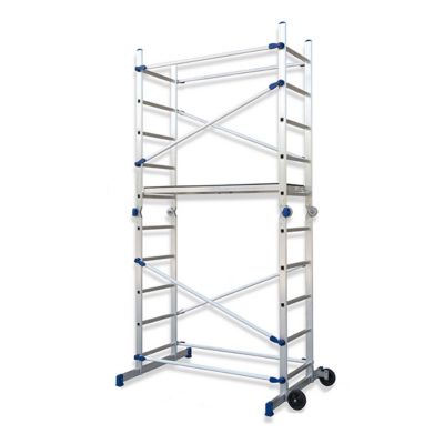 Echafaudage domestique pliable : Hauteur de travail maximale de 3.78m - FACPN