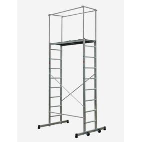 Echafaudage mobile Escalux Altus 250R hauteur de travail max 2,49 m x largeur 1,30