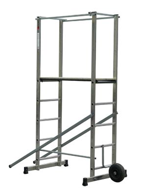 Echafaudage mobile spécial jardin Escalux Hortus 140 hauteur de travail max 3,5 m x largeur 1,10 m