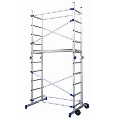 Echafaudage modulable roulant aluminium 3.80 m - MODALU