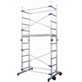Echafaudage modulable roulant aluminium 3.80 m - MODALU