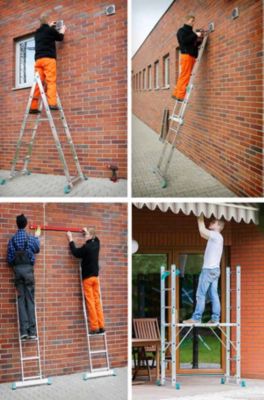 Echafaudage pour escalier : 3.00m haut. travail max - 8507