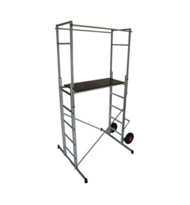 Echafaudage roulant de jardin tout-terrain 1,5m/3,5m en aluminium Selekta H350