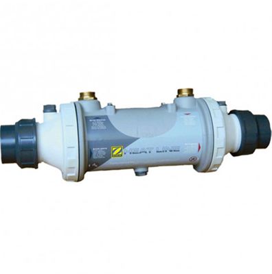 Echangeur de chaleur multitubulaire - Heat Line Nu - 40 - Pour Piscine / Titane - 40 KW - Modèle Nu