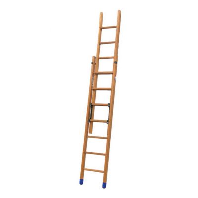 Echelle bois coulissante 2x7 barreaux - Hauteur à atteindre 2.82m - BCM2-200