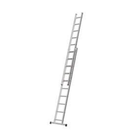Echelle coulissante à main: longueur pliée 2.31m / dépliée 3.99m - 7004616