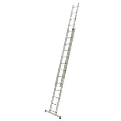 Echelle coulissante à main: longueur pliée 3.99m / longueur dépliée 6.82m - 7214