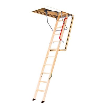 Echelle coupe feu 60min avec trappe de 86x130cm - Hauteur de 2.42 à 3.05m - LWF60/86130-305