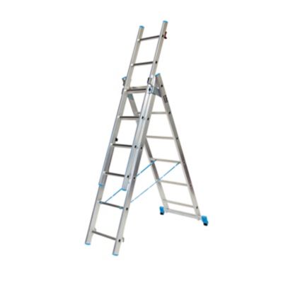 Échelle d'escalier multiposition 3 x 6 marches - 3,85 m