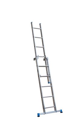 Échelle d'escalier multiposition à plateforme 2 x marches - 3,3 m