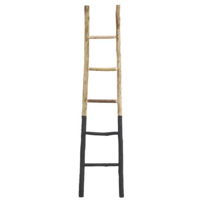 Echelle en bois  et noir  Type: Porte-serviettes