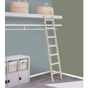 Echelle en bois HANDYSTAIRS "StepUp1" - Echelle en bois - 5 marches jusqu'à 145 cm - 40 cm de large