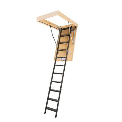 Echelle escamotable en métal - Trémie de 70 x 120cm - Hauteur de 2.20 à 2.80m - LMS70120-2