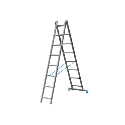 Échelle multiposition 2 x 8 marches - 4,1 m