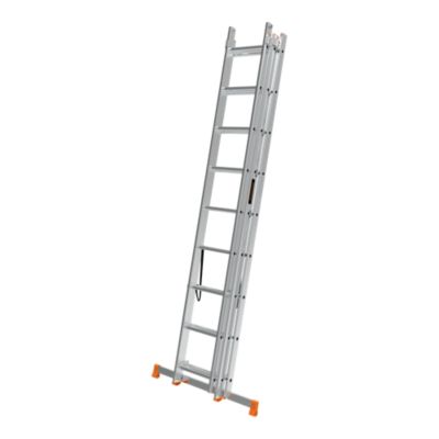 Échelle multiposition 3 éléments Magnusson en aluminium charge maxi 150 kg hauteur maxi 5,65 m