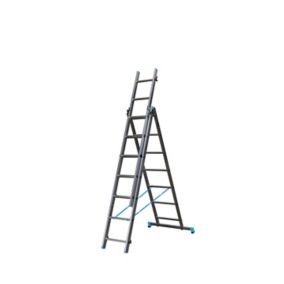 Échelle télescopique (4.6M-8M) multi-usage en aluminium échelles Extension  avec barre stabilisatrice, portable pliable Loft Pliable Outil bricolage  for Climb Home Builders Grenier travail Lieu : : Bricolage